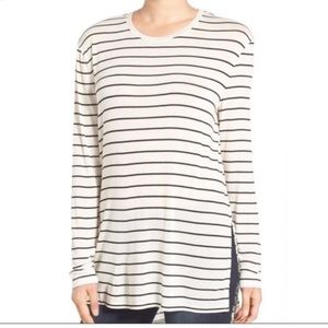 BP stripe t-shirt size large long sleeve